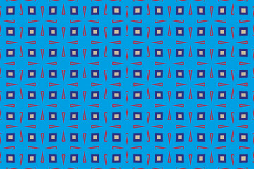 Modern pattern with geometric ornaments for invitation card, scrapbook, banner, postcard. Ornaments on dishes, textiles, wallpaper. Abstract decorative vintage texture.