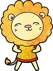 cartoon lion
