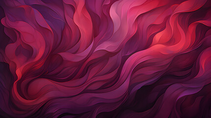 Abstract background with swirl pattern and in color family of purple, red and maroon  - obrazy, fototapety, plakaty