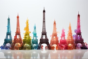 eiffel tour and Paris street