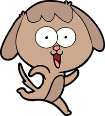 Obraz premium cute cartoon dog