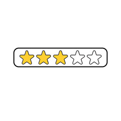 Rating Stars Set