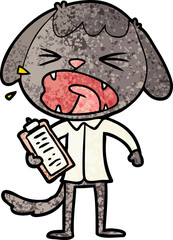 cute cartoon dog