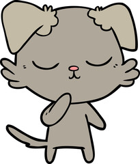 cute cartoon dog