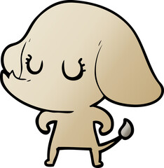 cute cartoon elephant