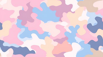 pastel camouflage pattern