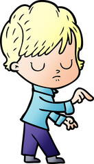 cartoon woman