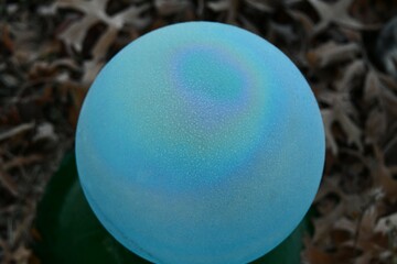 Frost on a Blue Mirror Ball