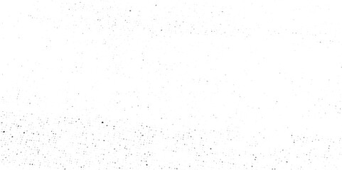 Abstract vector noise. Small particles of debris and dust. Distressed uneven background. Grunge texture overlay with rough and fine grains isolated on white background.
