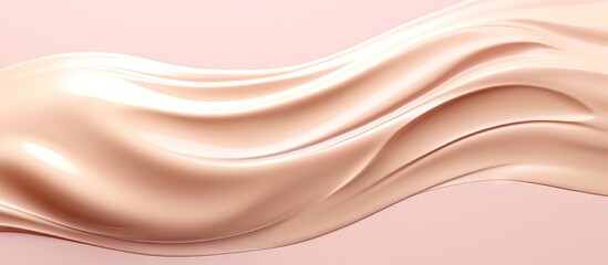 Creamy cosmetic smears on a beige background Copy space image Place for adding text or design - Powered by Adobe