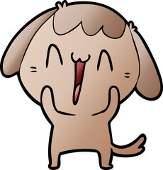 cute cartoon dog