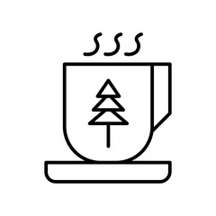 mug line icon