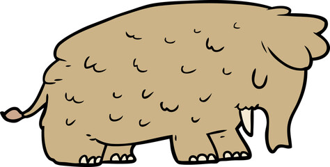 cartoon mammoth