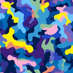 Fototapeta na wymiar vivid color camouflage pattern
