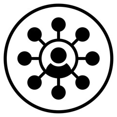 network glyph icon