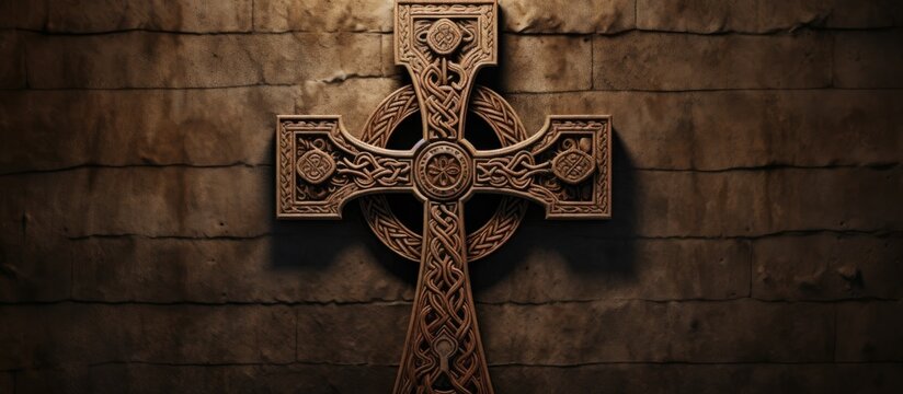 Norse crosses Viking relics Viking era 800s 1200s AD Copy space image Place for adding text or design