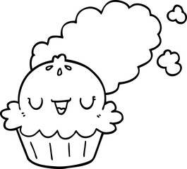 cute cartoon pie