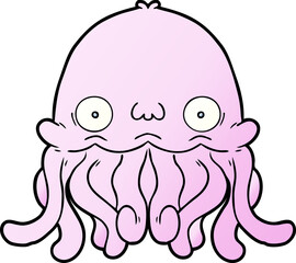 cartoon squid