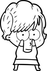 cartoon woman