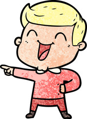 cartoon man laughing