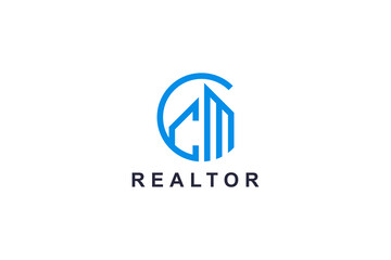 Property real estate logo design, Minimalist design property rental agent.