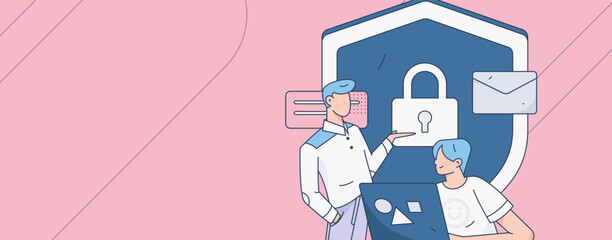 Business People Flat Vector Concept Operation Hand Drawn Illustration
