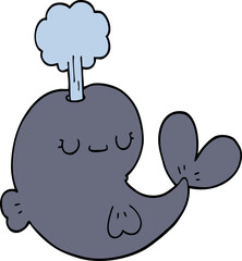 cute cartoon whale