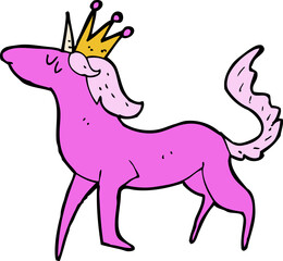 cartoon unicorn