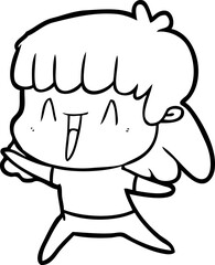 cartoon woman