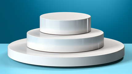3d rendered illustration of a podium