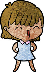 cartoon woman