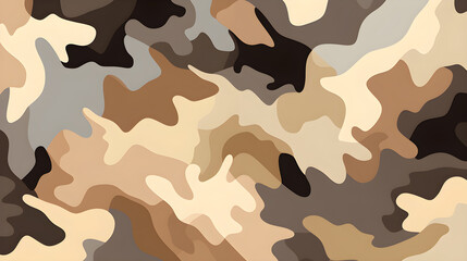 Abstract background brown and beige color in army camouflage style 