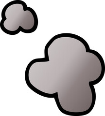cartoon doodle poof of smoke
