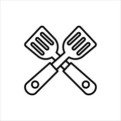 spatula icon. vector illustration for web design isolated on white background