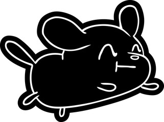 cartoon icon kawaii of a cute dog