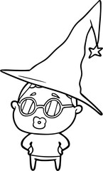 cartoon librarian woman wearing spectacles