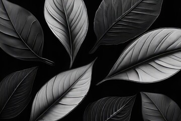 black and white feathers background, leaf, texture, pattern, nature, plant, autumn, leaves