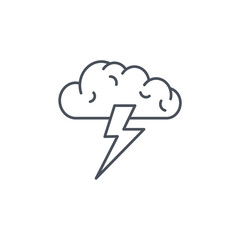 Vector sign of the brainstorm symbol isolated on a white background. icon color editable.