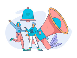 Business People Flat Vector Concept Operation Hand Drawn Illustration
