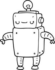 cartoon robot