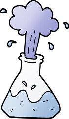 cartoon doodle science experiment