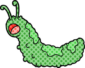 funny cartoon caterpillar