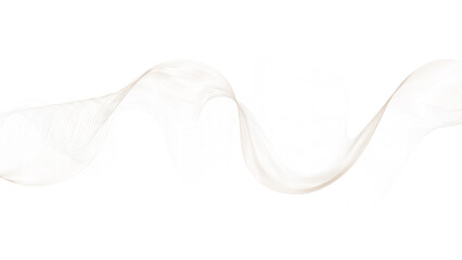 Abstract wave element for design. Digital frequency track equalizer. Stylized line art background. Vector illustration. Wave with lines created using blend tool. Curved wavy line, smooth stripe.