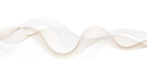 Elegant abstract smooth swoosh speed gray and brown wave modern stream background. Vector illustration