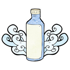cartoon water bottle