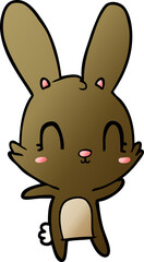 cute cartoon rabbit