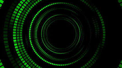 abstract background with colorful lights and circles