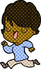cartoon woman talking