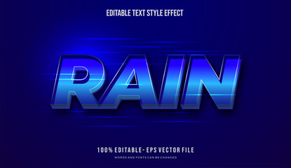 Editable text style effect modern color. Text style vector file