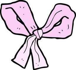 cartoon pink bow